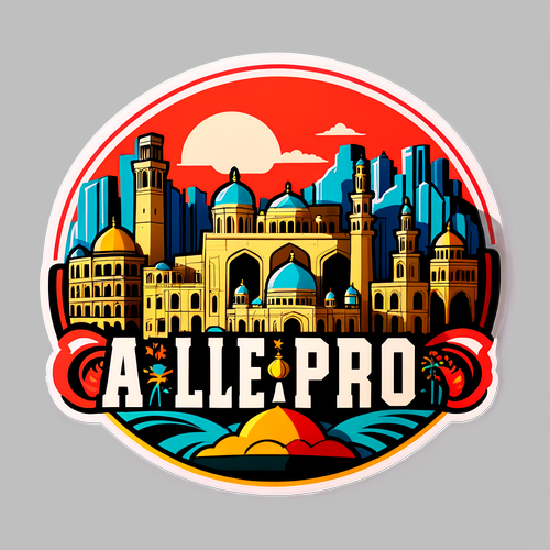 Aleppo City Sticker Design