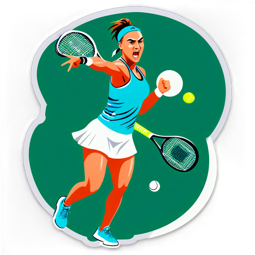 Desain Stiker Aryna Sabalenka