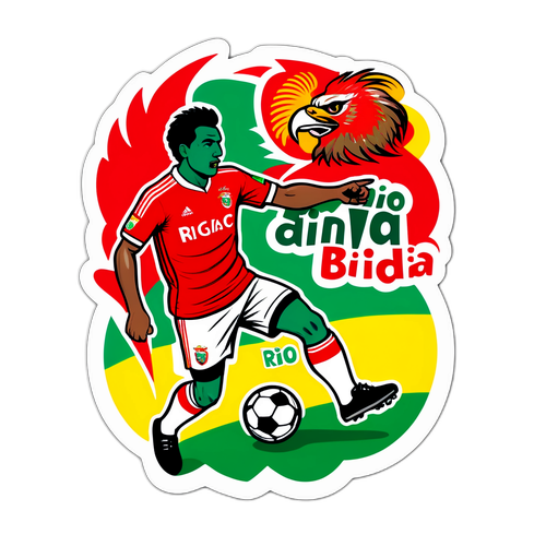 Фантастичний футбольний матч "Ріо Аві – Бенфіка" в комічному стилі