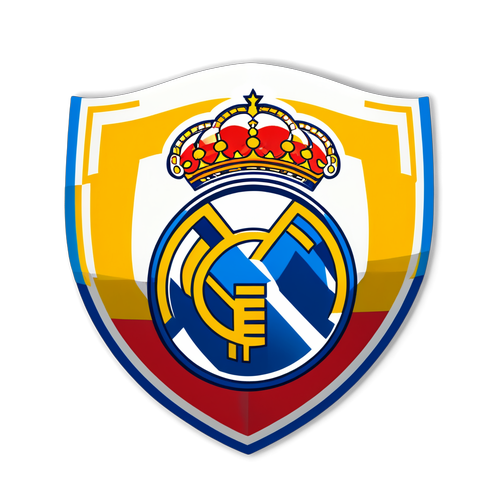 ¡El Escudo de Fútbol que Une Rivales! Real Madrid y Atlético de Madrid Juntos en un Solo Diseño Espectacular!