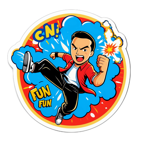 Masiglang Sticker ng Peacemaker