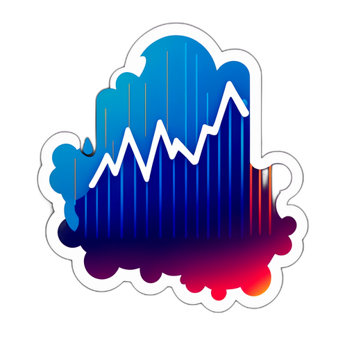 현대적인 스티커, 마이크론 주가 그래프