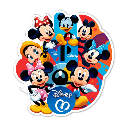 Disney+ Logotyp med Klassiska Karaktärer