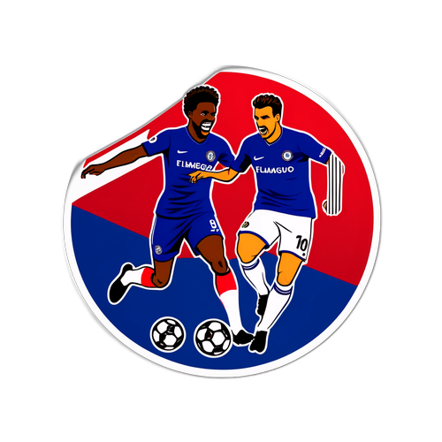 Nhãn dán trận đấu Flamengo vs Chelsea