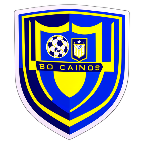 Sticker de Boca Juniors con su escudo icónico