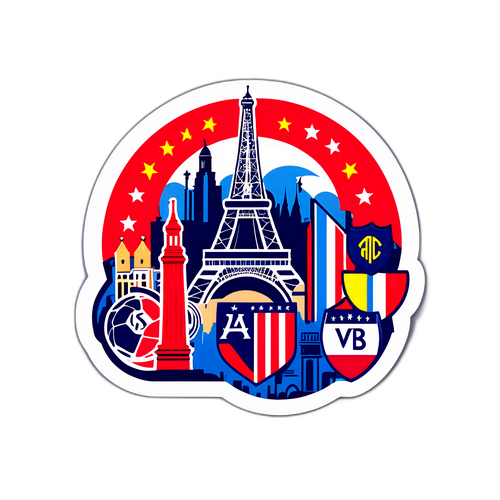PSG - Atlético Madrid 스티커