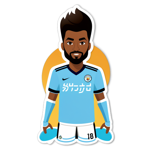 Score Big with This Awesome Man City Sticker: A Must-Have for Every True Fan!