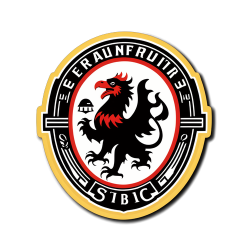 Frankfurt Amblemli Cesur Sticker