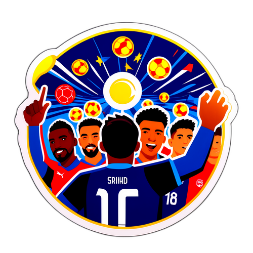 कल के मैच का स्टिकर