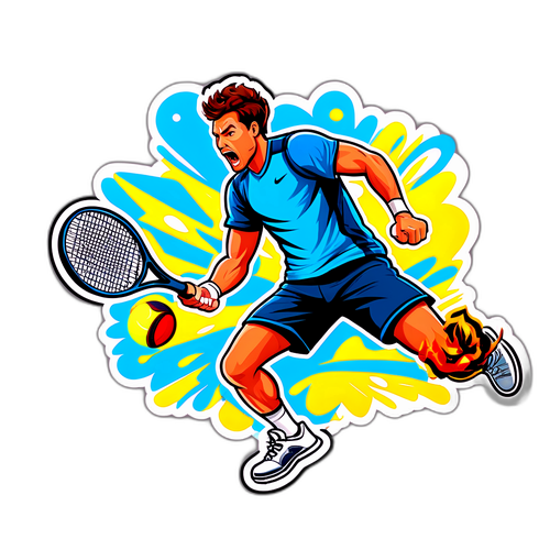 Stiker Tenis yang Garang