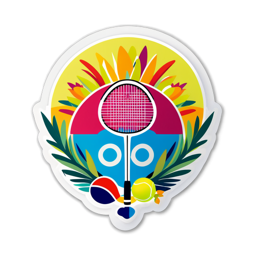 Elegant sticker til Australian Open 2025