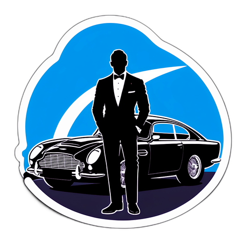 En klassisk James Bond scene med Aston Martin