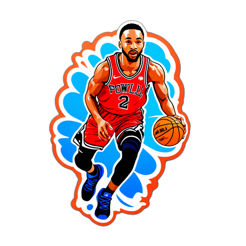 Isang Masiglang Sticker ni Norman Powell