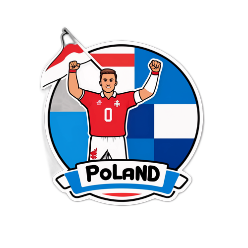 Polen gegen Finnland Sticker