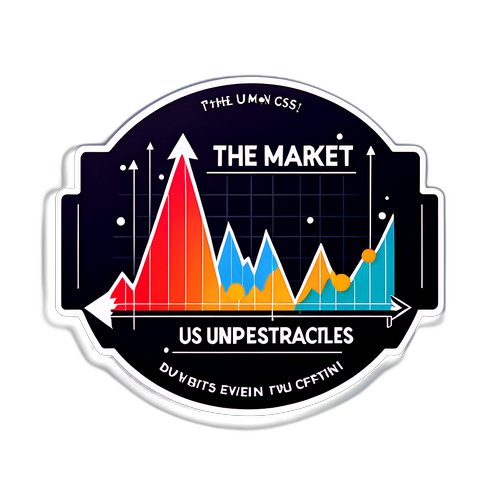 反映美國股市波動性的貼紙