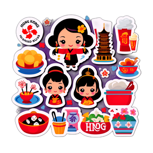 Stiker Tematik Hong Kong: Keindahan Budaya dan Kuliner