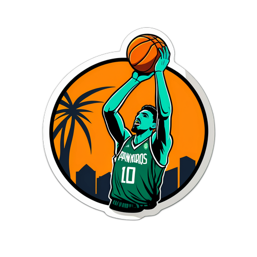 Αυτοκόλλητο μπάσκετ Παναθηναϊκός vs. Βαλένθια