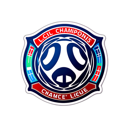 UCL Aufkleber mit UEFA Champions League-Logo