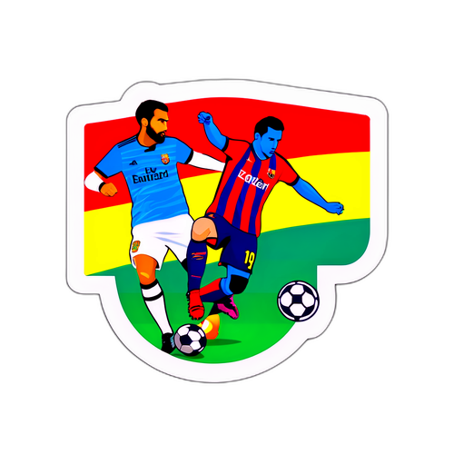 Sticker tematyczny piłkarski La Liga