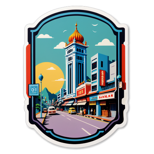 Stiker Retro Jalan Klang Lama