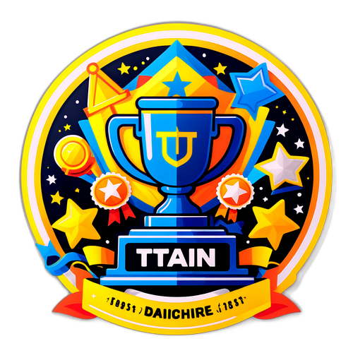 प्रेरणादायक 'T' स्टिकर