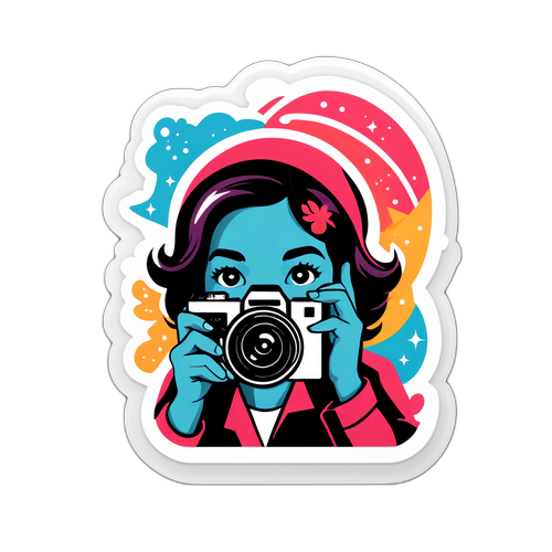 Diseño de Virginia Gallardo con cámara