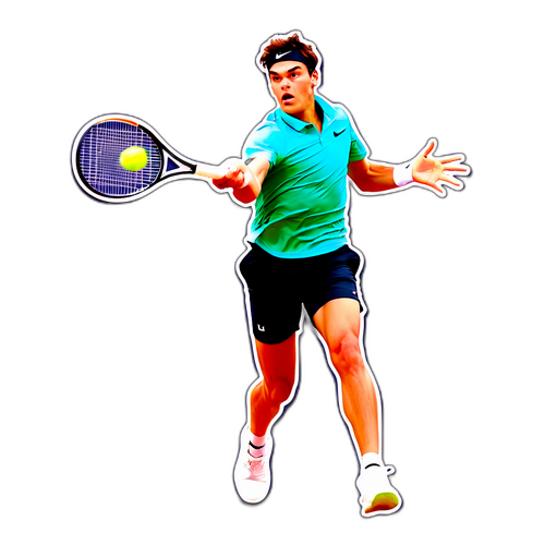 테니스 서브의 순간