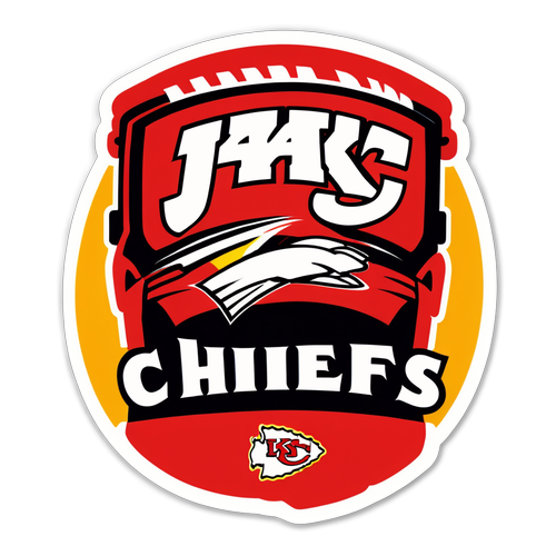 Autocollant Kansas City Chiefs avec fans et ambiance de match