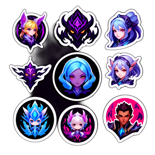 미스테리 아트 스타일 스티커