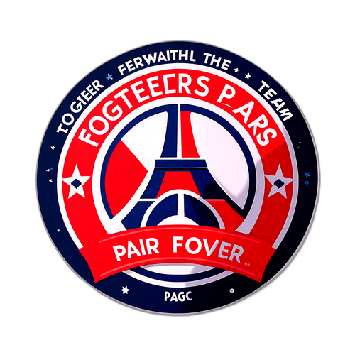 Un sticker care sărbătorește PSG