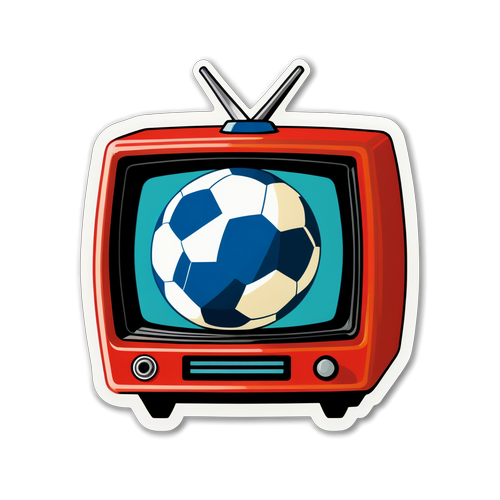 Reviva a Nostalgia! Adesivo RTP que Une Futebol e Estilo Retro em Seu Estilo!