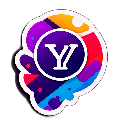Modern Yahoo Logo Sticker