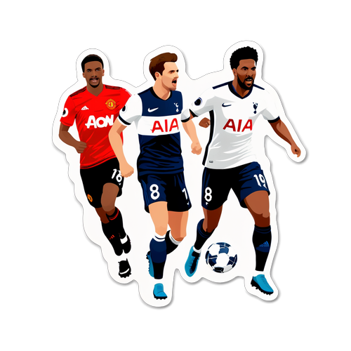 Tottenham vs. Man United Match Sticker