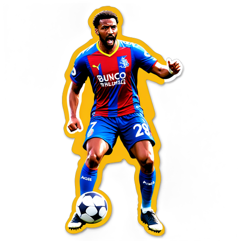 Fodbold Klistermærke: Crystal Palace vs. Wolves