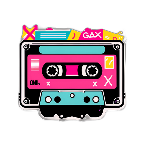 Retro Gen X Nostalgia Sticker