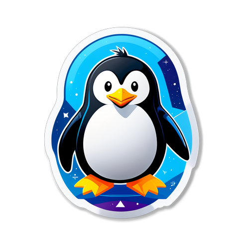 Stiker Futuristik untuk Pengumuman SNBT 2025