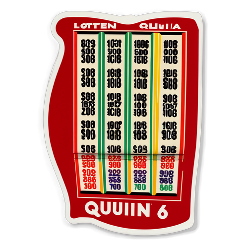 Adesivo Quina 6716