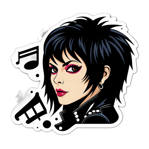 Rock Icon Tribute Sticker