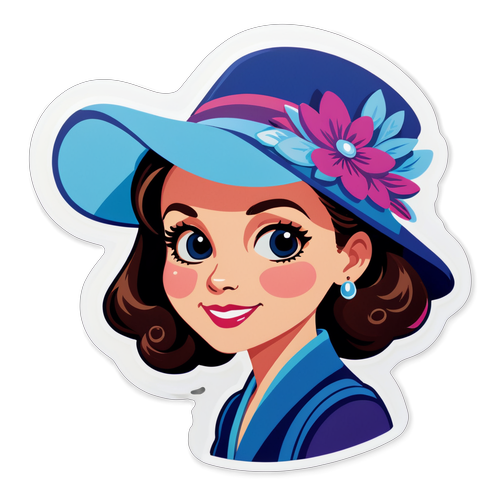 Charming Girl in a Hat