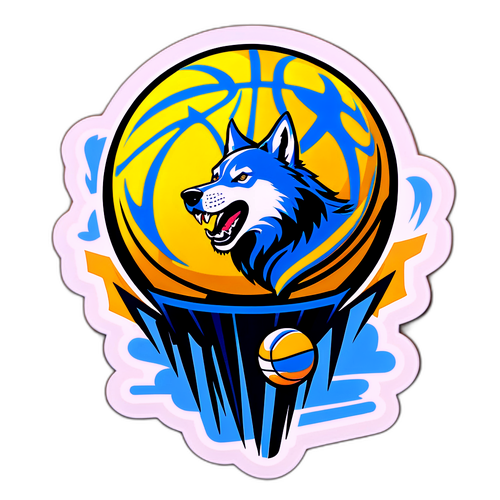 Stiker Dinamis Bola Basket