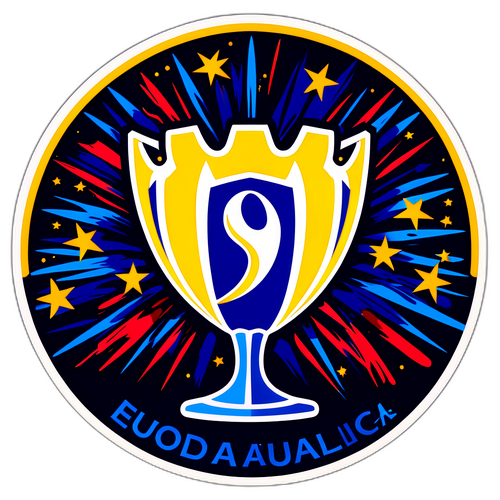 Stiker UEL Bold dengan Logo UEFA Europa League