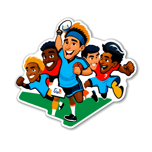 Engasjerende karikaturer av fotballspillere i Championship