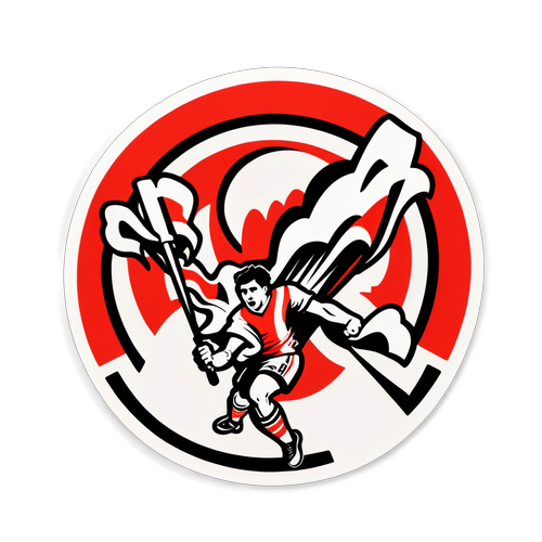 Sticker de la Batalla entre River Plate y Universitario
