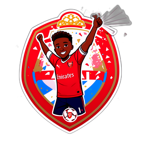 Sticker cu suporter Arsenal FC