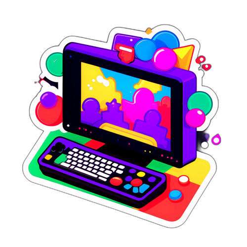 ट्विच-थीम वाला स्टिकर