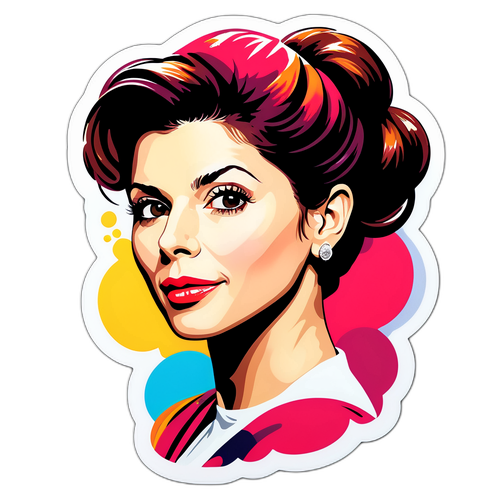 Autocollant artistique de Marisa Tomei