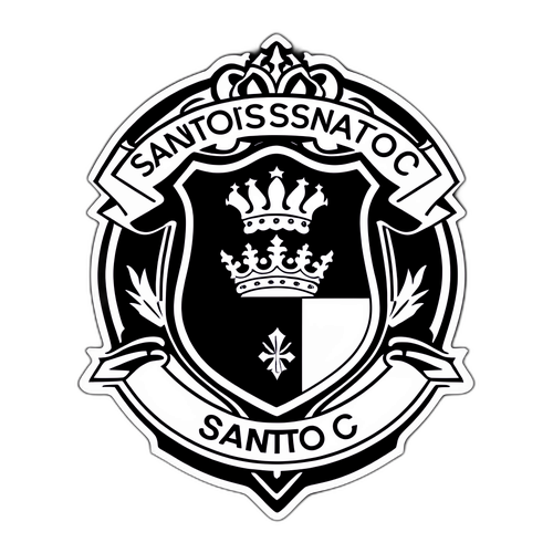 Stiker Emblem Santos FC