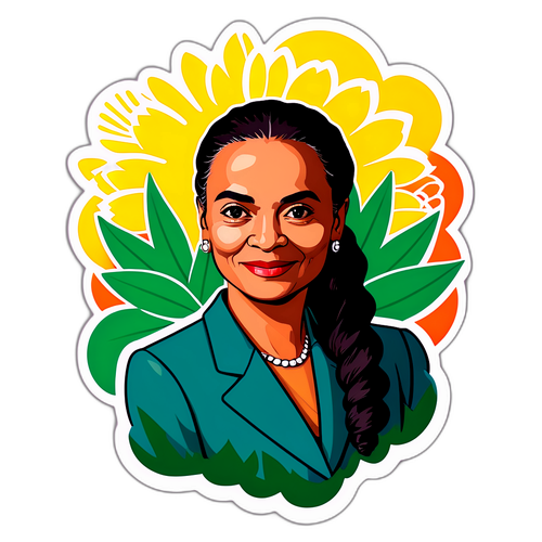 Adesivo em Homenagem a Marina Silva