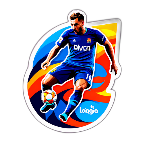 Stiker LaLiga yang Dinamis