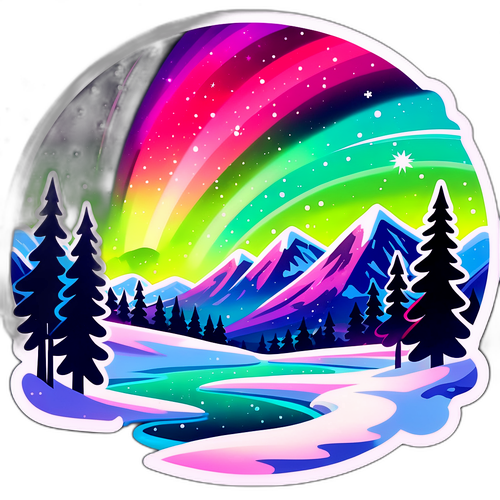 Drømmende Aurora-scene